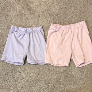 btween Girls Shorts Set - Light Purple and Light Pink